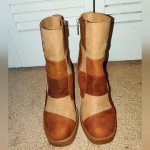 Y2k Patchwork Boots!